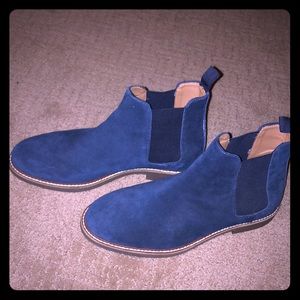 Steve Madden Blue Suede Dress Boots